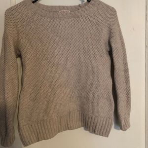 light grey sweater